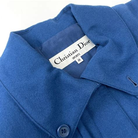 christian dior sports jacket|christian dior long wool overcoat.